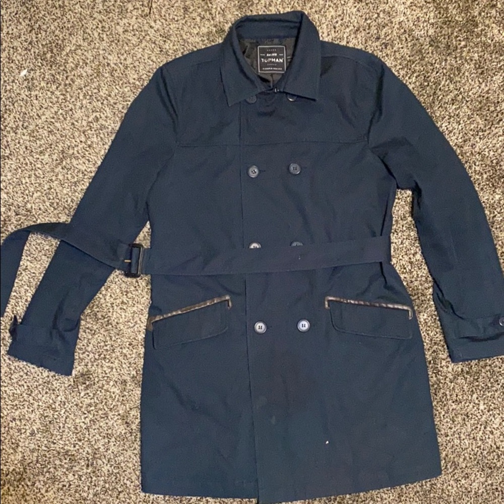 Top man top coat/trench coat